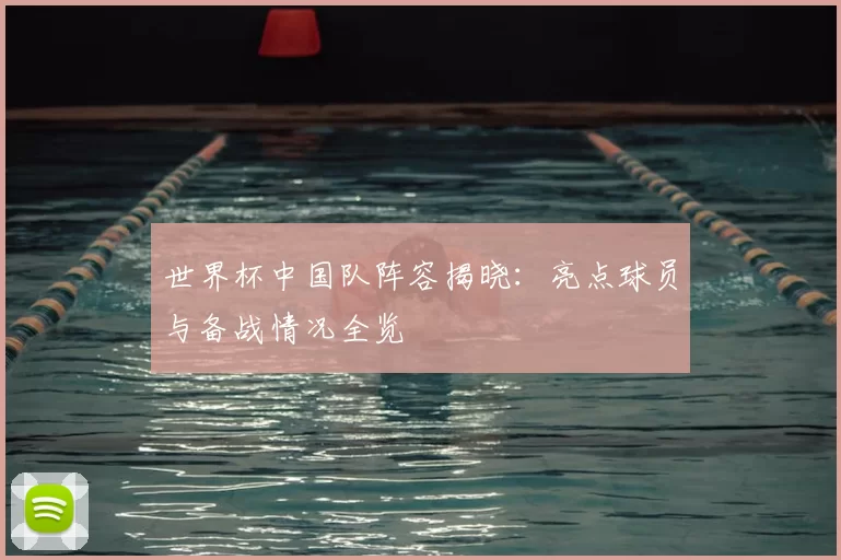 世界杯中国队阵容揭晓：亮点球员与备战情况全览