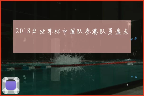 2018年世界杯中国队参赛队员盘点