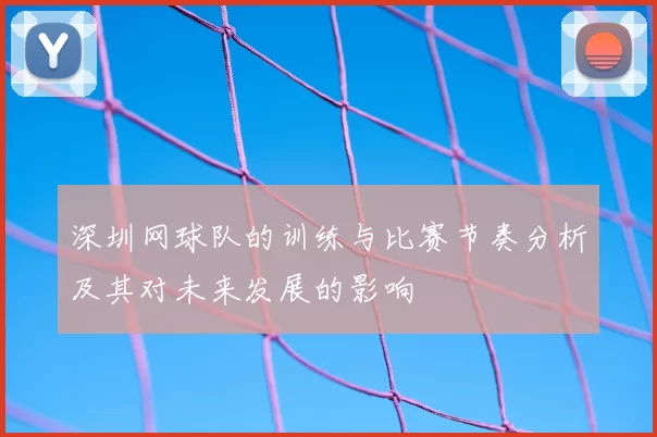 深圳网球队的训练与比赛节奏分析及其对未来发展的影响